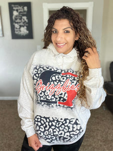 Grizzlies leopard S hoodie with pocket design